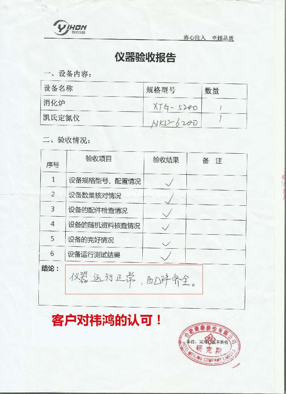 凱氏定氮儀報告 凱氏定氮儀報告